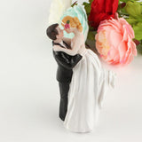 Maxbell Wedding Cake Topper Bride Groom Wedding Decorations Resin Cake Topper