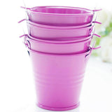 Max 6 x Mini Candy Buckets Pails Wedding Party Baby Shower Gift Supply Rose Red