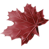 Artificial Maple Leaves Placemats Hawaiian Beach Party Decorations Red