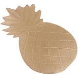 Max Creative Pineapple Large Leaf Placemat Hawaiian Beach Party Decor Golden