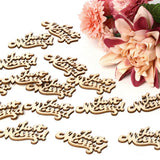 Max Wooden Table Confetti Scatter Rustic Wedding Party Decor Just married