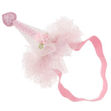 Max Unicorn Horn Party Kids Baby Lace Hair Headband Fancy Dress Decor Pink