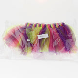 Max Little Girls Layered Rainbow Tutu Skirts with Mermaid Tail Flower Headband S