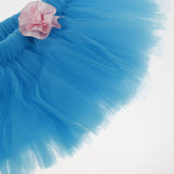 Max Girls Tutu Skirt Dress Mermaid Flower Headband Set Princess Dress Costume M