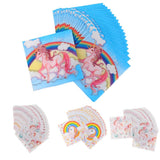 Max 20 Pieces Lovely Magical Paper Napkin Kids Birthday Party Tableware Supply A