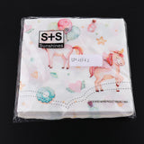 Max 20 Pieces Lovely Magical Paper Napkin Kids Birthday Party Tableware Supply A