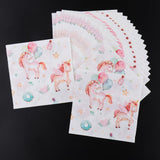 Max 20 Pieces Lovely Magical Paper Napkin Kids Birthday Party Tableware Supply A