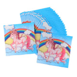 Max 20 Pieces Lovely Magical Paper Napkin Kids Birthday Party Tableware Supply B
