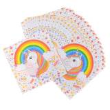 Max 20 Pieces Lovely Magical Paper Napkin Kids Birthday Party Tableware Supply C