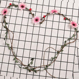 Max DIY Bride Bridesmaid Headwear Hawaiian Flower Wreath Headband Girls Flower