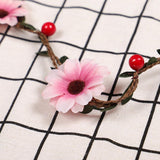 Max DIY Bride Bridesmaid Headwear Hawaiian Flower Wreath Headband Girls Flower