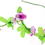 Max Large Artificial Flowers Silk Rose Wedding Party Decoration purple