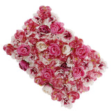 Max Artificial Flower Wall Panel Wedding Party Venue Decor Gradient Rose Red