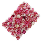 Max Artificial Flower Wall Panel Wedding Party Venue Decor Gradient Rose Red