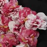 Max Artificial Flower Wall Panel Wedding Party Venue Decor Gradient Rose Red