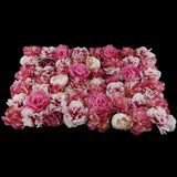 Max Artificial Flower Wall Panel Wedding Party Venue Decor Gradient Rose Red
