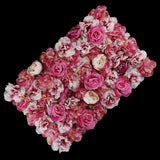 Max Artificial Flower Wall Panel Wedding Party Venue Decor Gradient Rose Red