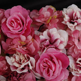 Max Artificial Flower Wall Panel Wedding Party Venue Decor Gradient Rose Red