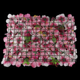 Max Artificial Flower Wall Panel Wedding Party Venue Decor Gradient Rose Red