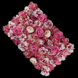 Max Artificial Flower Wall Panel Wedding Party Venue Decor Gradient Rose Red