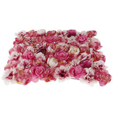 Max Artificial Flower Wall Panel Wedding Party Venue Decor Gradient Rose Red