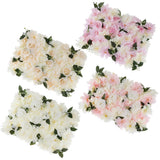 Max Artificial Rose Flower Wall Spring Flower Backdrop Pink+White