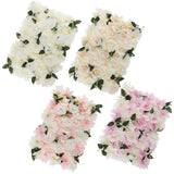 Max Artificial Rose Flower Wall Spring Flower Backdrop Pink+White