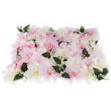 Max Artificial Rose Flower Wall Spring Flower Backdrop Pink+White