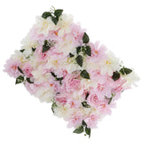 Max Artificial Rose Flower Wall Spring Flower Backdrop Pink+White