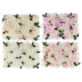 Max Artificial Rose Flower Wall Spring Flower Backdrop Pink+White