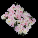Max Artificial Rose Flower Wall Spring Flower Backdrop Pink+White