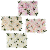Max Artificial Rose Flower Wall Spring Flower Backdrop Pink+White