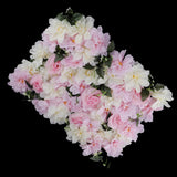 Max Artificial Rose Flower Wall Spring Flower Backdrop Pink+White