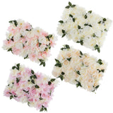 Max Artificial Rose Flower Wall Spring Flower Backdrop Pink+White