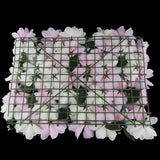 Max Artificial Rose Flower Wall Spring Flower Backdrop Pink+White