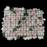 Max Artificial Rose Flower Wall Spring Flower Backdrop Light Pink+White
