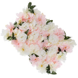 Max Artificial Rose Flower Wall Spring Flower Backdrop Light Pink+White