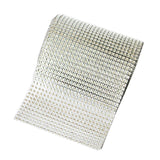 Max 5 Yard 24 Rows Rhinestone Ribbon Trim Net Drill Mesh Wrap DIY Craft Silver