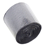 Max 5 Yard 24 Rows Rhinestone Ribbon Trim Net Drill Mesh Wrap DIY Craft Black