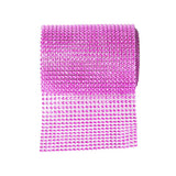 Max 5 Yard 24 Rows Rhinestone Ribbon Trim Net Drill Mesh Wrap DIY Craft Rose Red