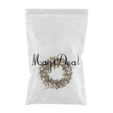 Max Artificial Rose Flower Garland Wreath Flower Ornament for Wedding Party Home