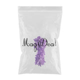 Max 20 Meters Artificial Fabric Leaf Garland Ribbon Trims DIY Crafts Purple