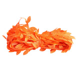Max 20 Meters Artificial Fabric Leaf Garland Ribbon Trims DIY Crafts Orange