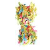 Max 20 Meters Artificial Fabric Leaf Garland Ribbon Trims DIY Crafts Multicolor