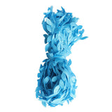 Max 20 Meters Artificial Fabric Leaf Garland Ribbon Trims DIY Crafts Blue