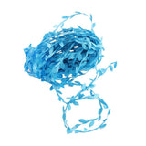 Max 20 Meters Artificial Fabric Leaf Garland Ribbon Trims DIY Crafts Blue