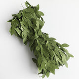 Max 30 Meters Artificial Fabric Leaf Garland Ribbon Trims Blue White Green