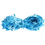 Max 30 Meters Artificial Fabric Leaf Garland Ribbon Trims Blue White Green
