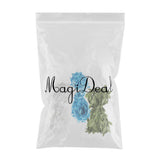 Max 30 Meters Artificial Fabric Leaf Garland Ribbon Trims Blue White Green