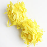 Max 30 Meters Artificial Fabric Leaf Garland Ribbon Trims Yellow Green Rose Red